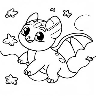 Baby Toothless Coloring Pages