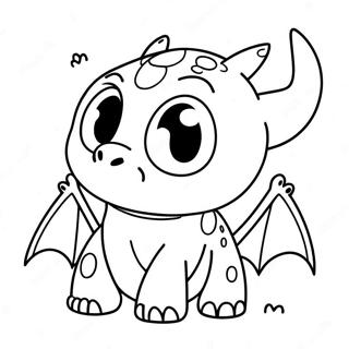 Baby Toothless Coloring Pages