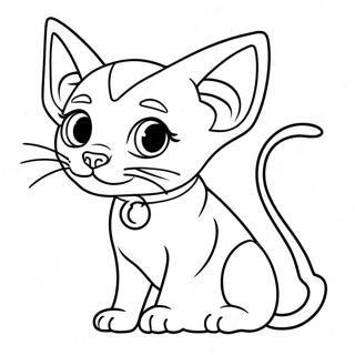 Sphynx Cat Coloring Pages