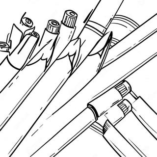 Bright Markers Coloring Page 47004-37528