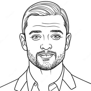 Justin Timberlake Coloring Pages