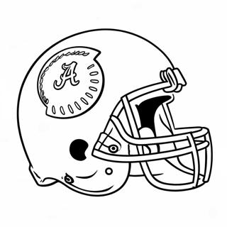 Alabama Football Logo Coloring Page 47043-37553