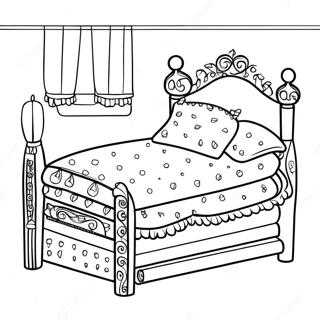 Princess And The Pea Coloring Page 47113-37606