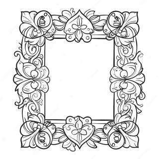 Picture Frame Coloring Pages