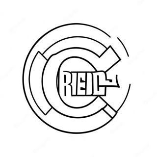 Cincinnati Reds Logo Coloring Page 47173-37658