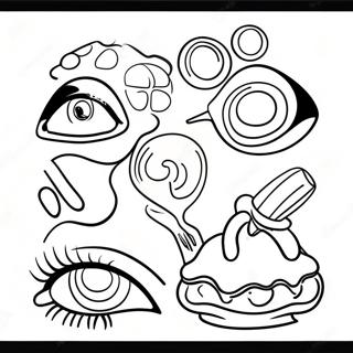 Five Senses Coloring Pages