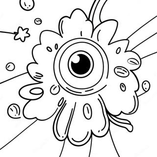 Colorful Taste Buds Coloring Page 47184-37670