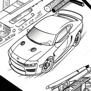 Fast And Furious Car Coloring Page 47203-37684