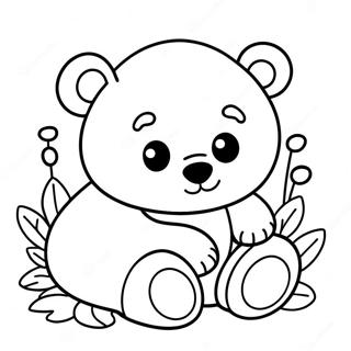 Hibernating Bears Coloring Pages