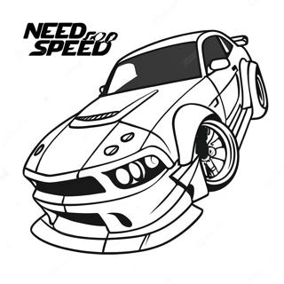 Need For Speed Drift Car Coloring Page 47244-37720