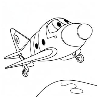 Jay Jay The Jet Plane Coloring Page 47253-37726