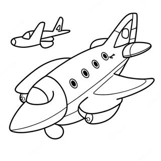 Jay Jay The Jet Plane Coloring Page 47253-37728