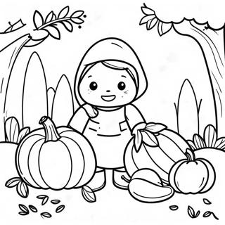 Harvest Festival Coloring Page 4726-3891