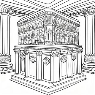 Solomon S Temple Furniture Coloring Page 47273-37743