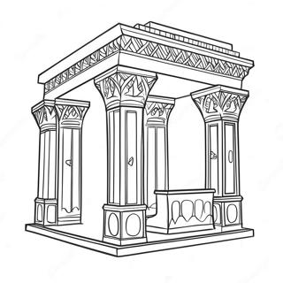 Solomon S Temple Furniture Coloring Page 47273-37744