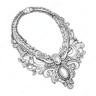 Necklace Coloring Page 47283-37746