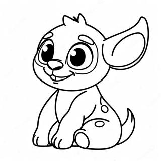 Cute Baby Stitch Coloring Page 47293-37754