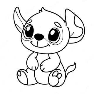 Cute Baby Stitch Coloring Page 47293-37756