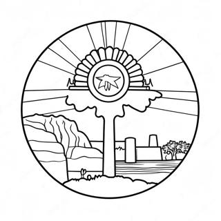 Iowa State Coloring Pages