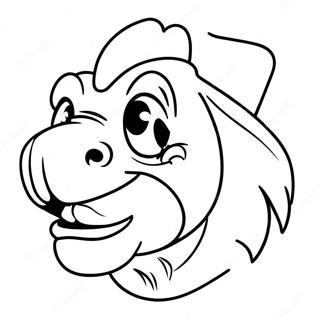 Iowa State University Mascot Coloring Page 47324-37783