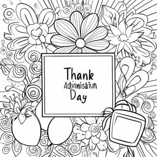 Thank You Administrative Professionals Day Coloring Page 47343-37794