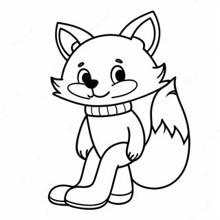 Fox In Socks Coloring Pages