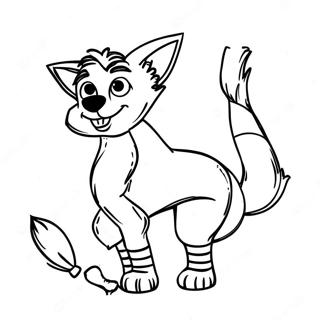 Fox In Socks Coloring Page 47353-37803