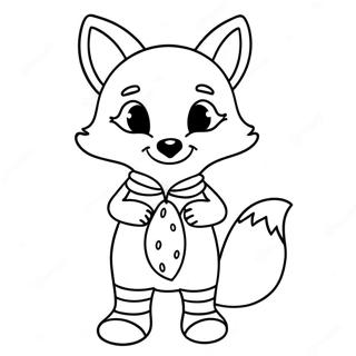 Fox In Socks Coloring Page 47353-37804