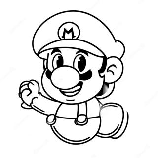 Super Mario Bros Movie Coloring Page 4736-3894