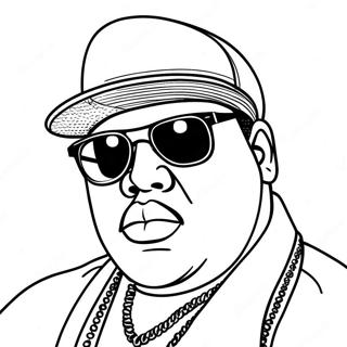 Biggie Smalls Coloring Pages