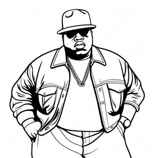 Biggie Smalls Coloring Page 47373-37819