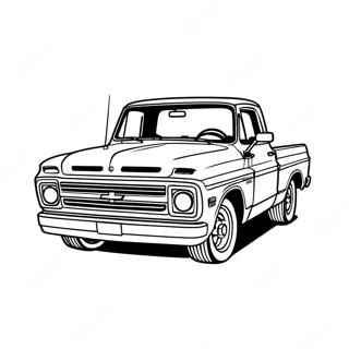 Chevy C10 Classic Truck Coloring Page 47383-37822