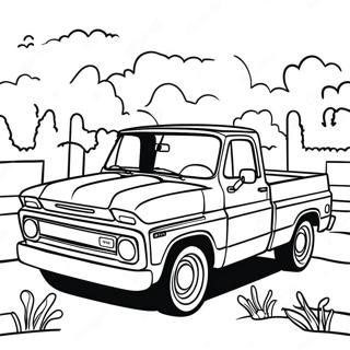 Chevy C10 Classic Truck Coloring Page 47383-37824