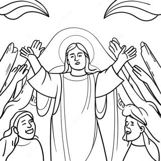 Worship Coloring Page 47463-37890