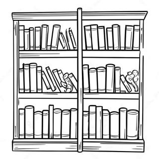 Library Coloring Pages