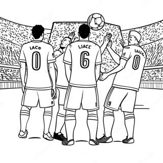 Lafc Players In Action Coloring Page 47484-37913