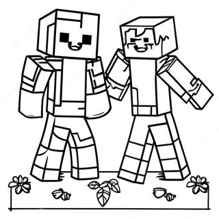 Minecraft Math Workpages Coloring Page 47503-37917