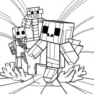 Minecraft Math Workpages Coloring Page 47503-37919