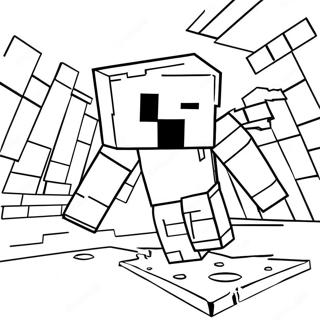 Minecraft Addition Adventure Coloring Page 47504-37927