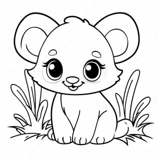 Cute Baby Animals Coloring Page 47564-37974