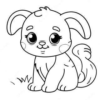 Cute Baby Animals Coloring Page 47564-37975