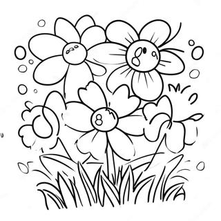 Crayola Spring Flowers Coloring Page 47583-37983