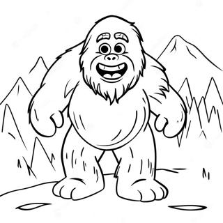 Abominable Snowman Coloring Page 47593-37994