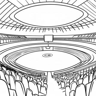 Exciting Football Stadium With Fans Coloring Page 47614-38016