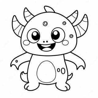 Cute Monster Coloring Pages