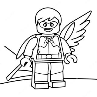 Lego Robin In Action Coloring Page 47634-38032