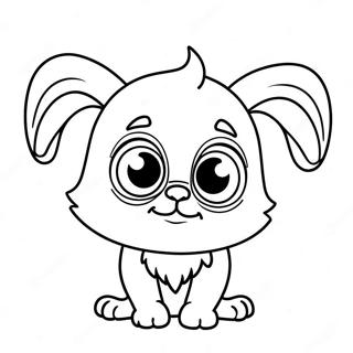 Cute Gizmo With Big Eyes Coloring Page 47674-38063