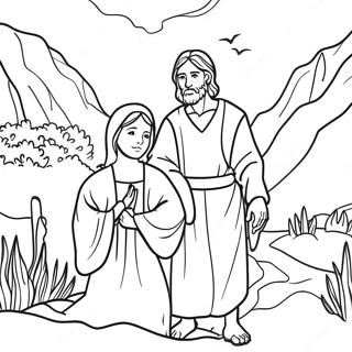 Faithful And Christian Journey Coloring Page 47684-38067