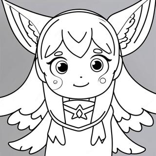 Cute Zero Two With Wings Coloring Page 47694-38079