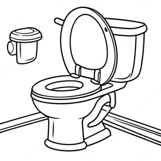 Funny Titan Skibidi Toilet Coloring Page 47714-38094